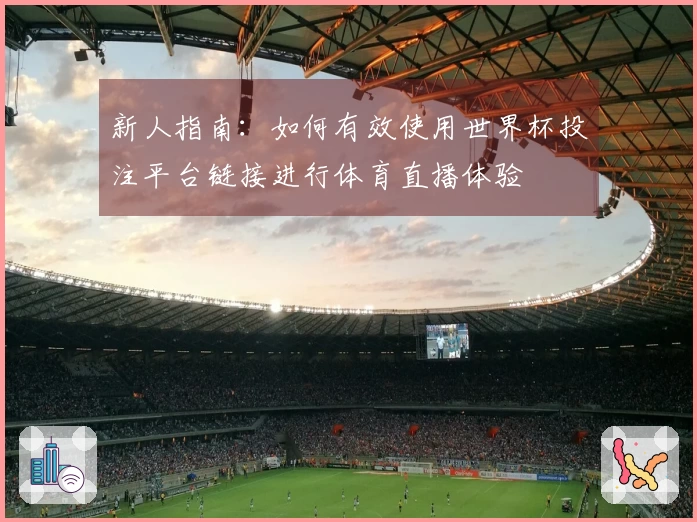 新人指南：如何有效使用世界杯投注平台链接进行体育直播体验